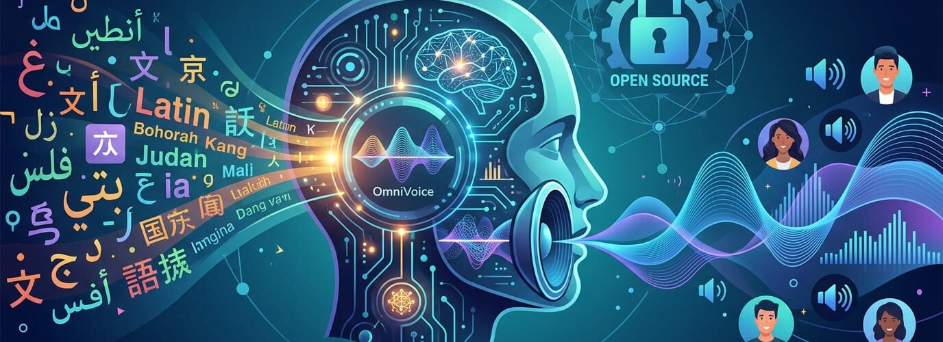 دليل شامل لمشروع OmniVoice نموذج ذكاء اصطناعي مفتوح المصدر لدعم 600+ لغة استنساخ الصوت من عينة قصيرة إضافة تعبيرات واقعية وتشغيل محلي بالكامل