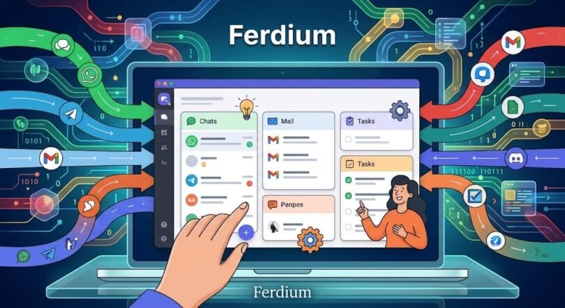 Ferdium Bring together WhatsApp Telegram and Gmail in a single opensource application تكفليكس اكتشف Ferdium التطبيق المفتوح المصدر الذي يجمع واتساب وتيليغرام وجيميل وديسكورد في واجهة واحدة مع Workspaces وحسابات متعددة ولوحة مهام وتحكم بالخصوصية