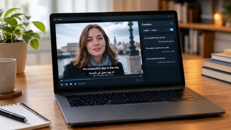 LLPlayer مشغل فيديو مفتوح المصدر يتيح توليد الترجمة بالذكاء الاصطناعي وترجمة الفيديو في الوقت الحقيقي، مع دعم Whisper وOllama وLM Studio والترجمة المحلية.