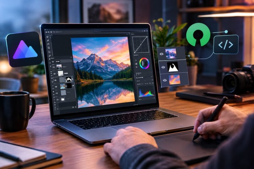 إليك PhotoCraft بديل مجاني لفوتوشوب ومفتوح المصدر يدعم الطبقات وملفات PSD، تعرّف على مميزاته وخصائصه إضافة إلى 12 تطبيق بديل لبرامج أدوبي من ArtCraft.